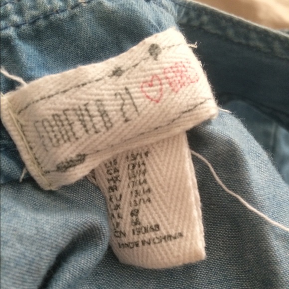 FOREVER 21 JEAN ROMPER - Picture 4 of 4